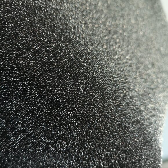 One Shoulder Chain Buckle Sparkly Glitter Top Shirt black silver M - Picture 4 of 9